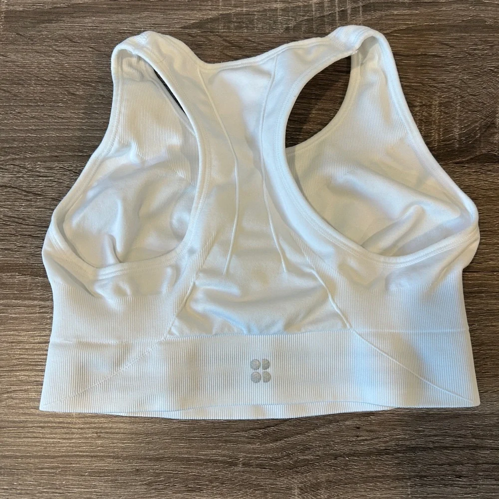 Sweaty Betty Women’s White Unpadded Sports Bra - XS - Picture 2 of 4